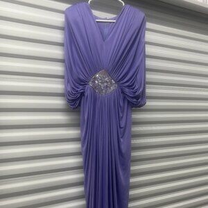 Lavender Long Sleeve Gown